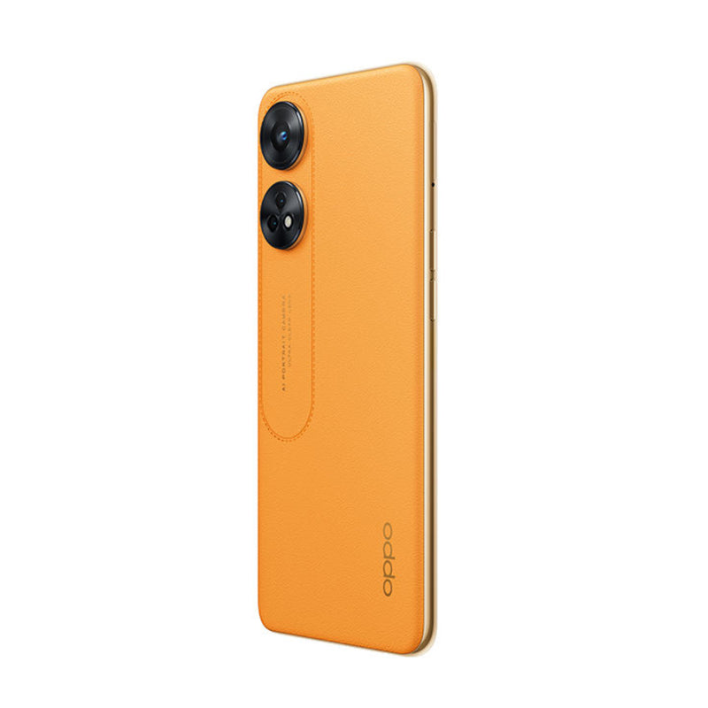 Oppo Reno8 T Dual SIM, 8GB RAM, 256GB, AMOLED, 90Hz, 100 MP CAM - Sunset Orange