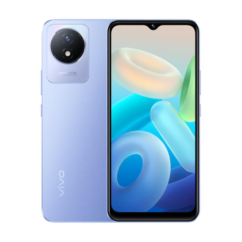 Vivo Y02 Dual SIM, 2GB RAM, 32GB, 5000 mAh - Orchid Blue