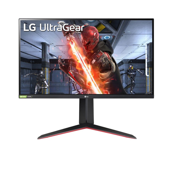 LG 27” UltraGear™ Full HD IPS 1ms (GtG) Gaming Monitor with NVIDIA® G-SYNC® Compatible 27GN65R-B - Black