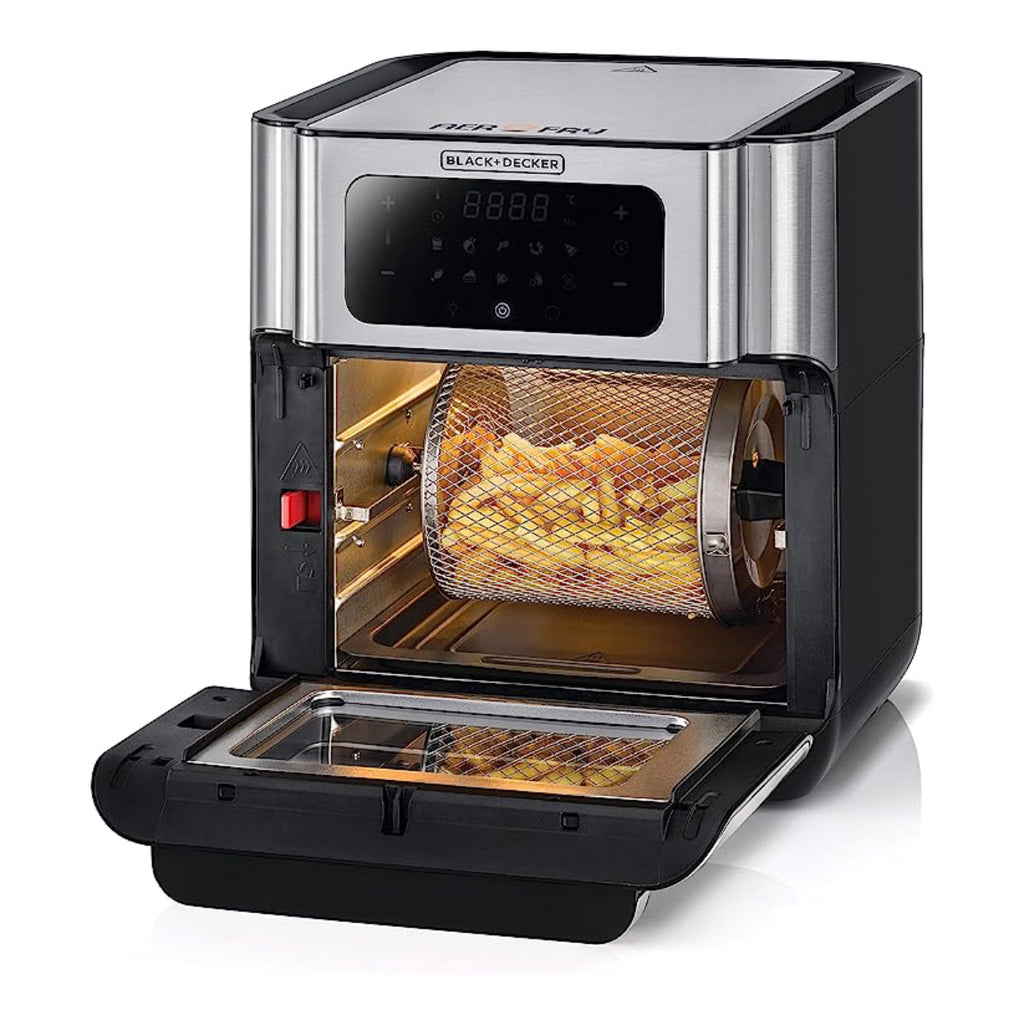 Southern Food Basket on Instagram: Black + Decker Air Fryer/Toaster Oven  features Air Fryer Technology, which uses high intensity hot air to bake,  brown and crisp your favourite foods with little to