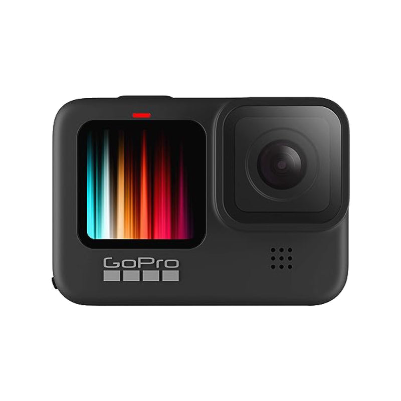GoPro HERO9 - Waterproof Action Camera with Front LCD and Touch Rear Screens, 5K Ultra HD Video, 20MP Photos, 1080p Live Streaming, Webcam, Stabilization - Black