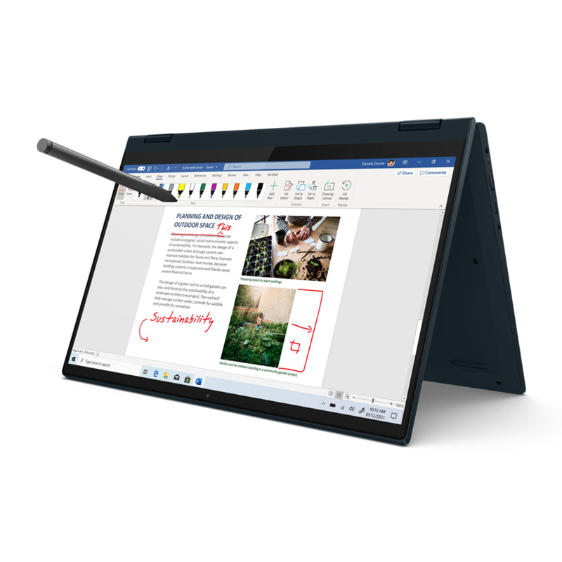 Lenovo IdeaPad Flex 5 14ALC05, Ryzen-7-5700U, 8GB RAM, 512GB SSD, Integrated Graphics, 14.0 FHD TS - Abyss Blue