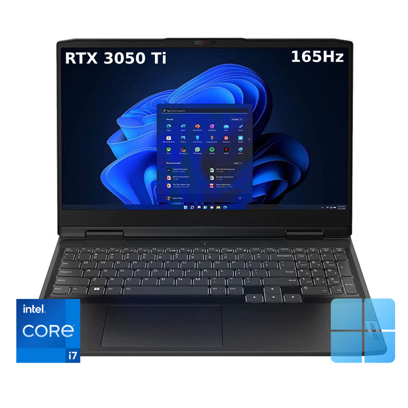 Lenovo Gaming 3 15IAH7, Intel Core i7-12650H, 16GB RAM, 512GB SSD, RTX™ 3050 Ti, 15.6 FHD 165Hz - Onyx Grey