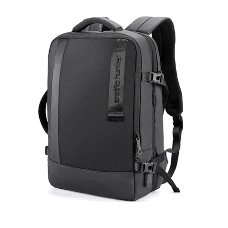 ARCTIC HUNTER B00351 Business Travel Backpack Bag 15.6" Laptop Multifunctional Water Resistant With USB Port - Black