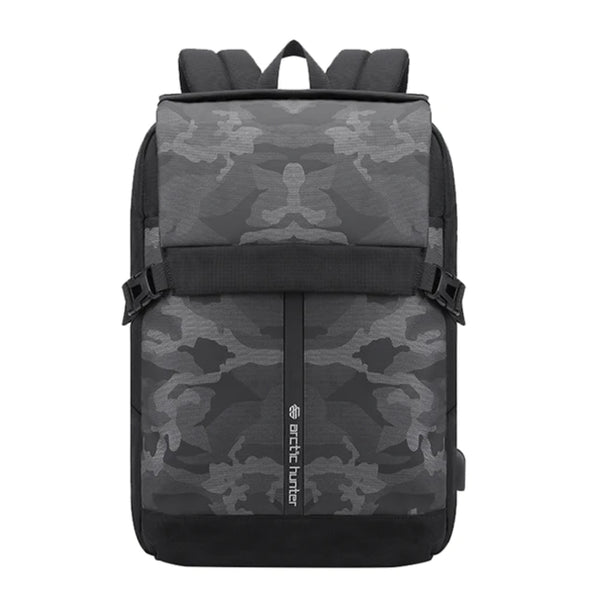 Arctic Hunter B00352 Waterproof Multifunctional 15.6 Laptop Backpack - Black