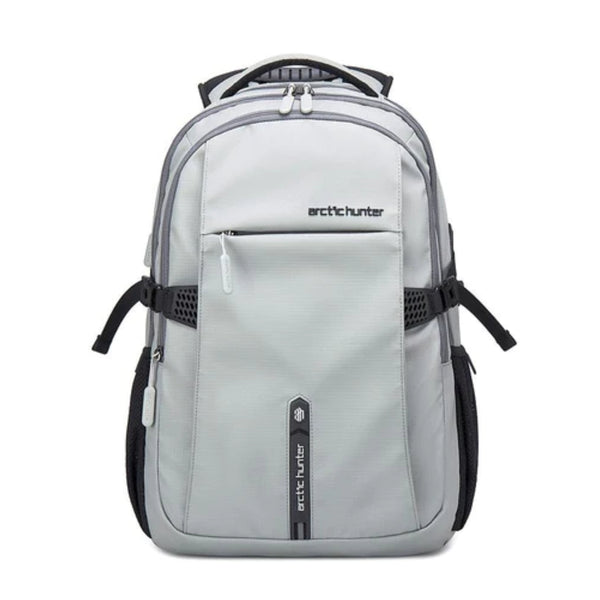 ARCTIC HUNTER B00388 15.6-inch Light Large Capacity Travel Business Waterproof Backpack USB Outport - Grey