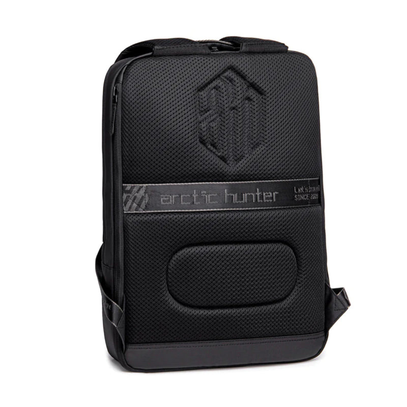 ARCTIC HUNTER B00529 15.6-Inch Laptop Casual Multi-Function Oxford Waterproof Backpack Bag - Black