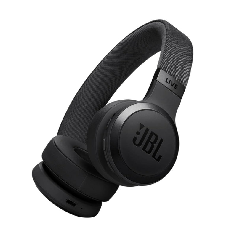 JBL Live 670NC Wireless On-Ear Headphones With True Adaptive Noise Cancelling- Black