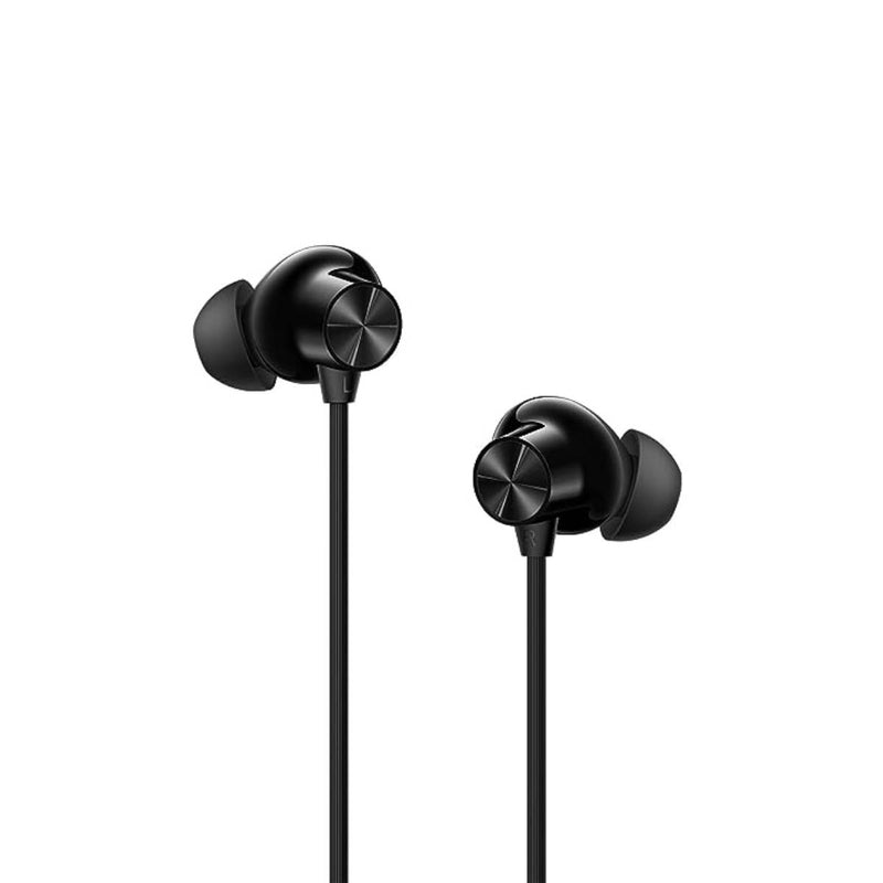 OnePlus Bullets Wireless Z2 ANC Bluetooth in Ear Earphones with Mic, Bombastic Bass - 12.4 mm Drivers, 20 Hrs Music, 28 Hrs Battery - Black