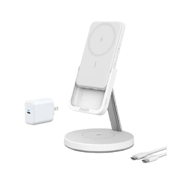 Anker 633 Magnetic Wireless Charger (MagGo) - White