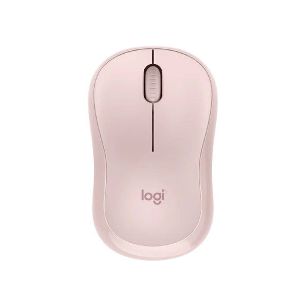 Logitech M240 Silent Mouse with comfortable shape and silent clicking - Rose