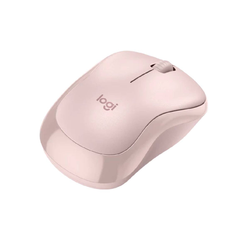Logitech M240 Silent Mouse with comfortable shape and silent clicking - Rose