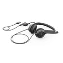 Logitech H390 USB Computer Headset With Enhanced Digital Audio And In-Line Controls - Black