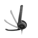 Logitech H390 USB Computer Headset With Enhanced Digital Audio And In-Line Controls - Black