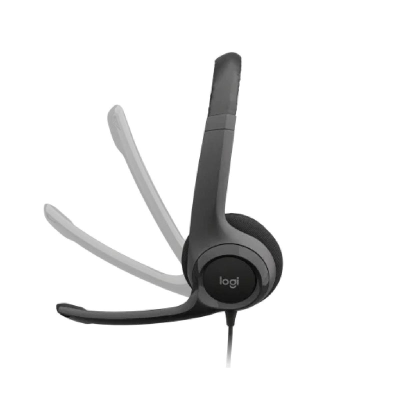 Logitech H390 USB Computer Headset Black MoreShopping