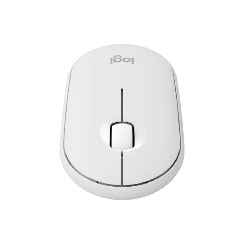 Logitech Pebble2 M350s  Modern, Slim, and Silent Wireless and Bluetooth Mouse - Tonal White