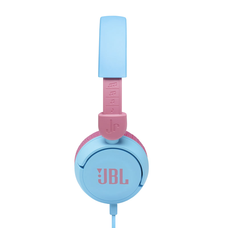 JBL Kids Jr310 Wired On Ear Headphones -  Blue & Pink