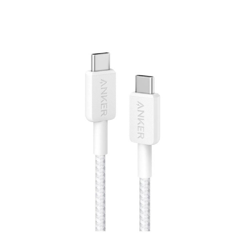 Anker 322 USB-C To USB-C 60W 90cm Cable, A81F5P21 - White
