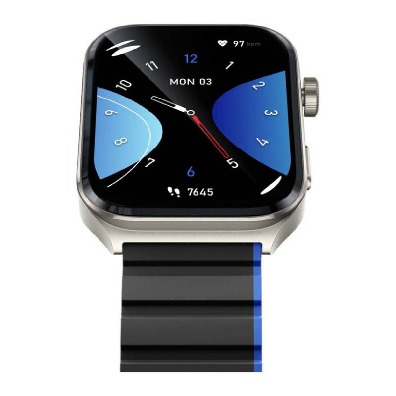 Kieslect KS2 Calling, 2.01 Inch, Amoled, 3ATM Smart Watch (Double Strap Protector) -Midinght Blue