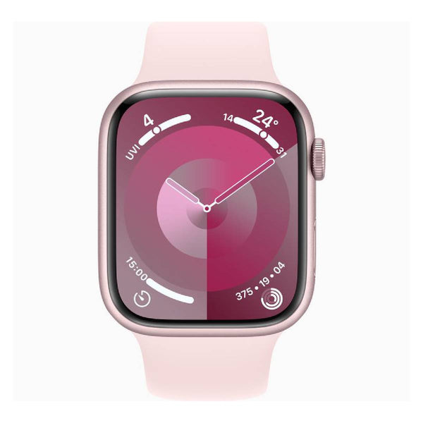 Apple Watch Series 9 45mm (S/L), GPS, Titanium Case With Sport Band - Pink