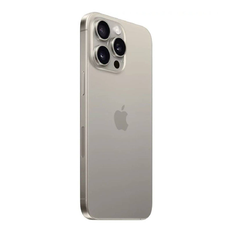 Apple iphone 15 Pro Max, 256GB ROM, 8GB RAM, OLED, 120Hz, A17 Pro, 48 MP CAM - Natural Titanium