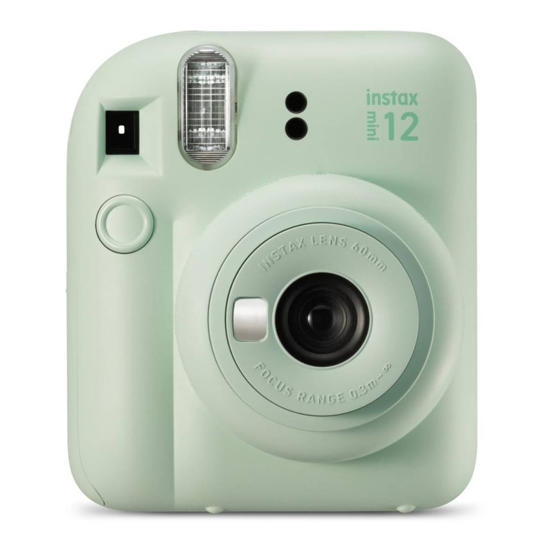 FujiFilm Instax Mini 12 Instant Camera - Mint Green + Fujifilm Instax Mini Film 2-Pack (20 Sheets) Gift 🎁