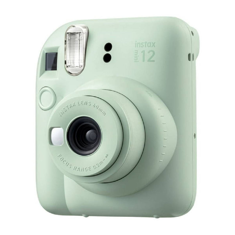 FujiFilm Instax Mini 12 Instant Camera - Mint Green + Fujifilm Instax Mini Film 2-Pack (20 Sheets) Gift 🎁