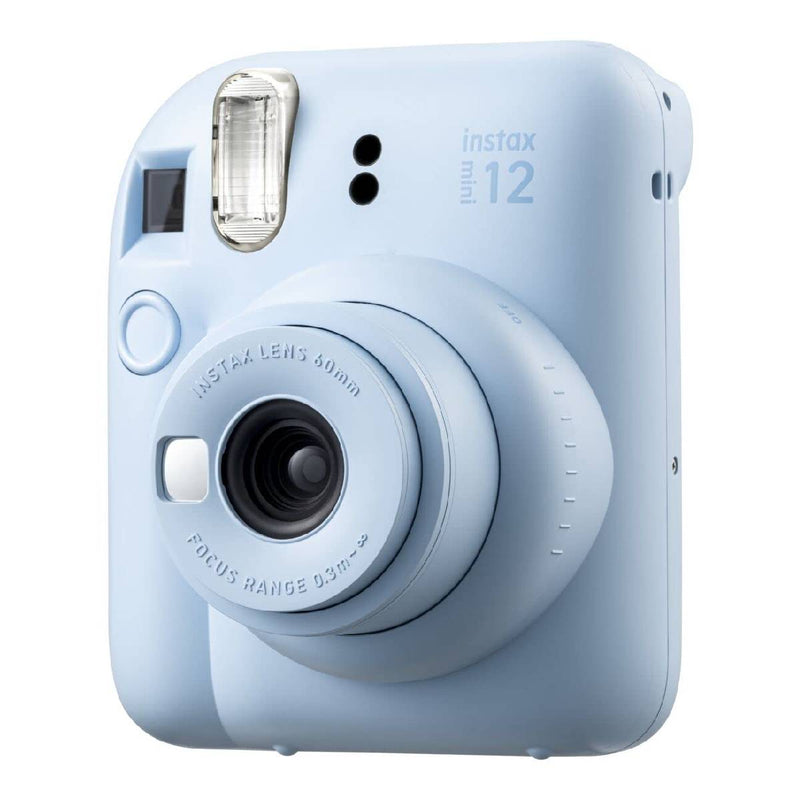 FujiFilm Instax Mini 12 Instant Camera - Pastel Blue + Fujifilm Instax Mini Film 2-Pack (20 Sheets) Gift 🎁