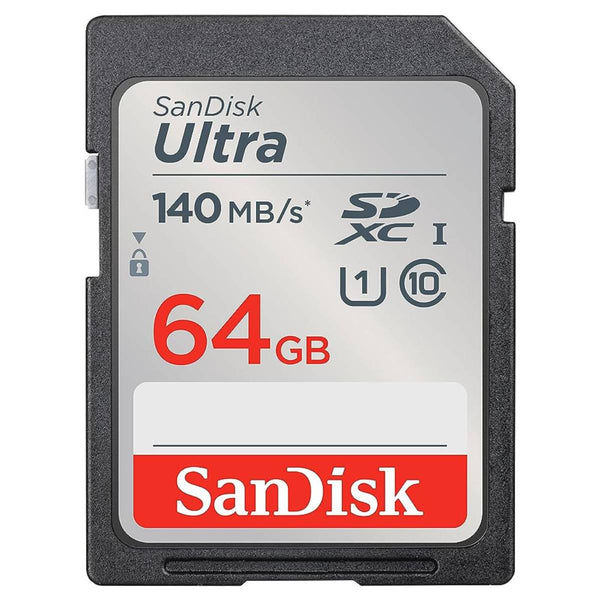 SanDisk Ultra SDXC 64GB Memory Card 140MB/s