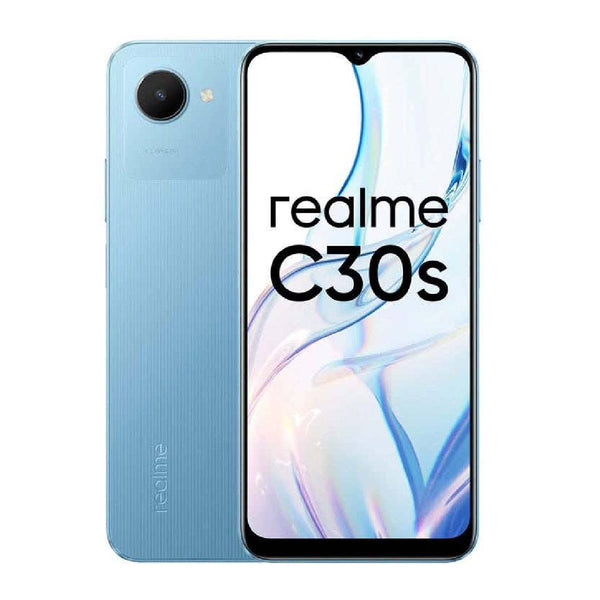 Realme C30s Dual SIM 4G, 3GB RAM, 64GB, 5000 mAh - Stripe Blue