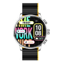 ساعة Kieslect Calling Watch Kr2 الذكية، 1.43 بوصة، حزامان مزدوجان - فضي (ضمان رسمي يدعم اللغتين العربية والإنجليزية) 