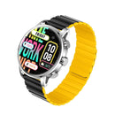 ساعة Kieslect Calling Watch Kr2 الذكية، 1.43 بوصة، حزامان مزدوجان - فضي (ضمان رسمي يدعم اللغتين العربية والإنجليزية) 