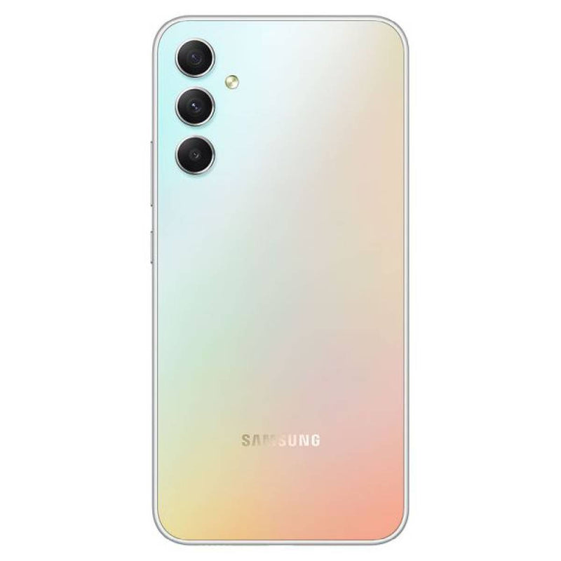 Samsung Galaxy A34 5G, Dual SIM, 8GB RAM, 128GB, 5000 mAh - Awesome Silver