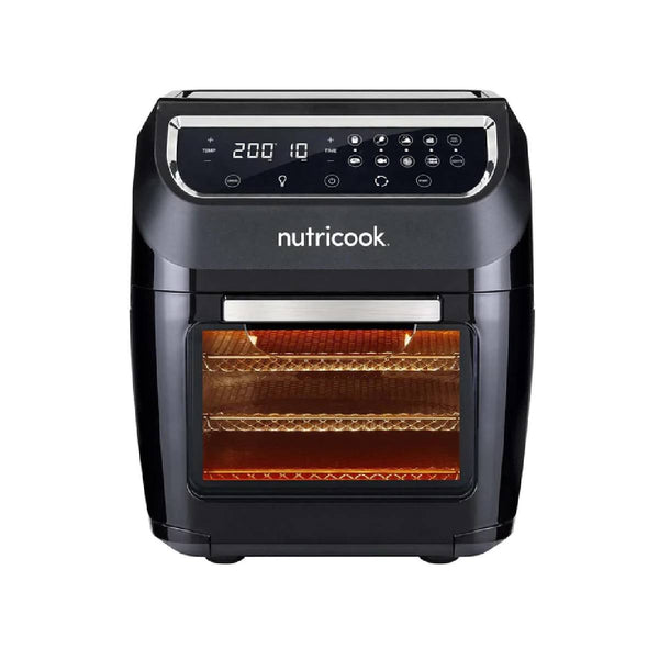 NutriCook Air Fryer Oven - 12 Liters, 1800 Watt, AF9204S - Black