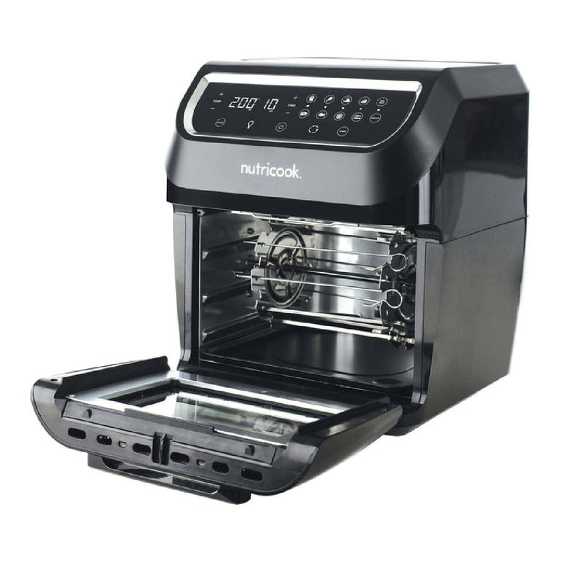 NutriCook Air Fryer Oven - 12 Liters, 1800 Watt, AF9204S - Black