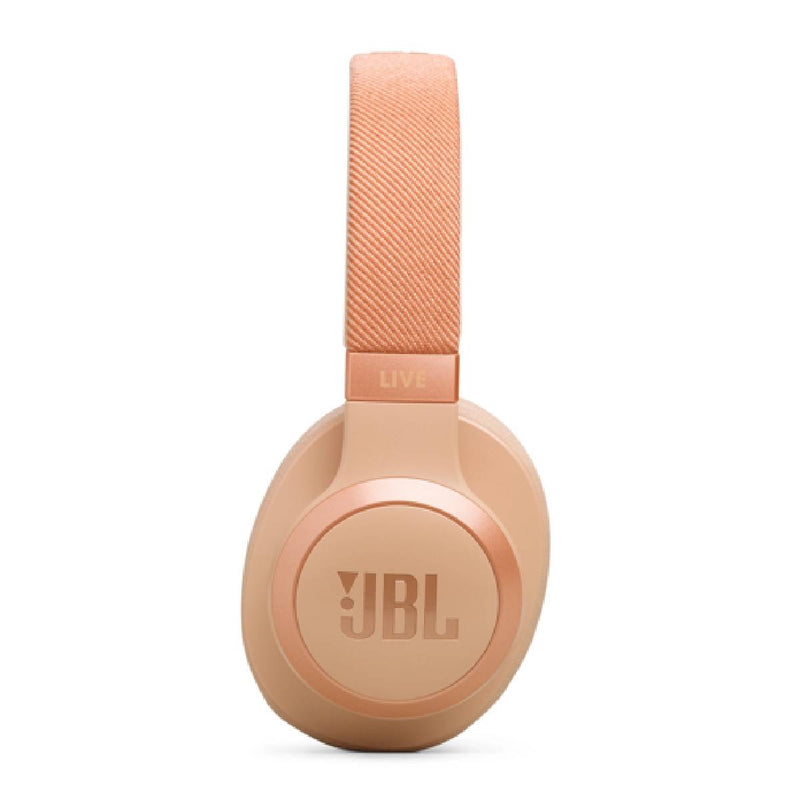 JBL LIVE 770NC Bluetooth Headset with Mic (Upto 65 Hours Playback, Over Ear- Sandstone