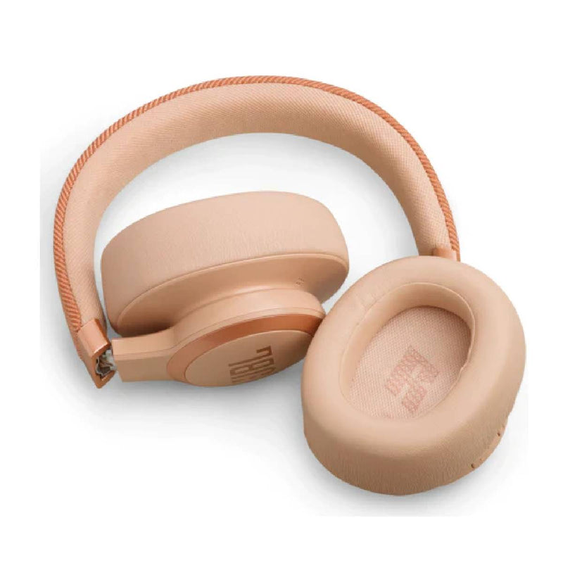 JBL LIVE 770NC Bluetooth Headset with Mic (Upto 65 Hours Playback, Over Ear- Sandstone