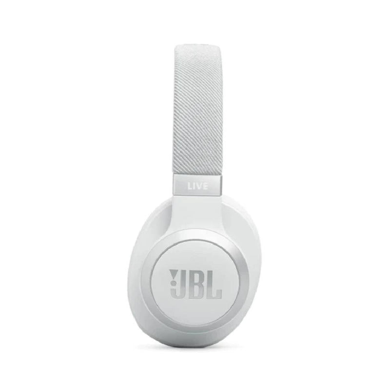 JBL LIVE 770NC Bluetooth Headset with Mic (Upto 65 Hours Playback, Over Ear- White