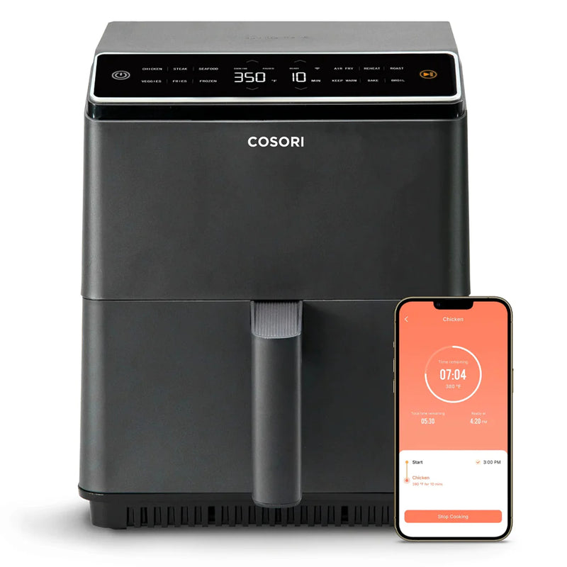 COSORI Smart Air Fryer Oven Dual Blaze 6.4L, 1700W - Black