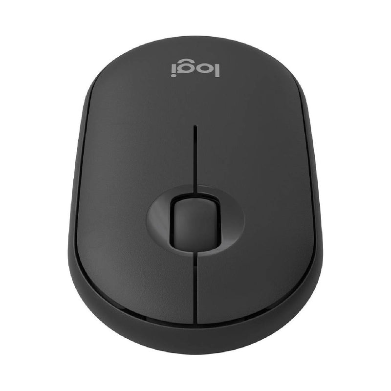 Logitech Pebble2 M350s  Modern, Slim, and Silent Wireless and Bluetooth Mouse - Black