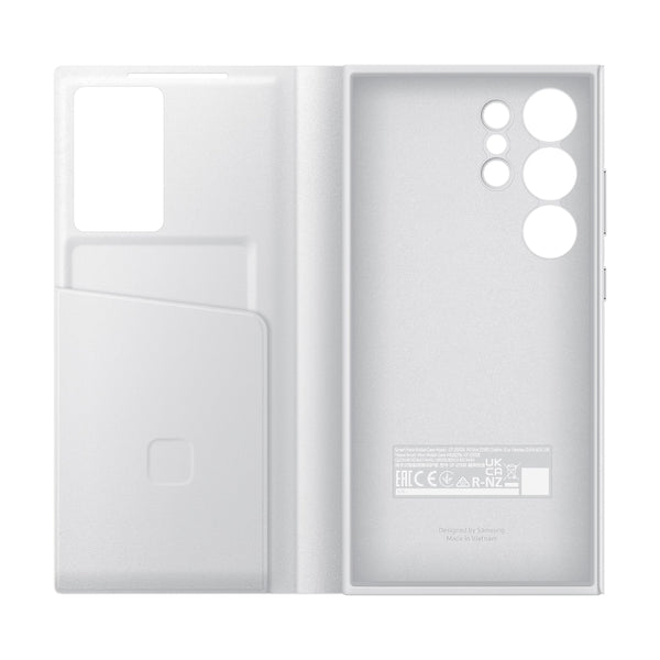 Samsung Galaxy S24 Ultra Smart View Wallet Cover Phone - White