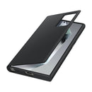 غطاء محفظة ذكي لهاتف سامسونج جالاكسي S24 ألترا - أسود 