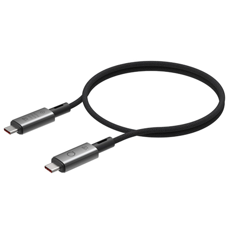 LINQ by ELEMENTS USB4.0 PRO Cable, 240W power delivery, 8K 60Hz Display output, 40 Gbps transfer speed, 1.0m - Black