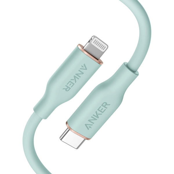Anker Powerline III USB-C to Lightning Connector - mint green