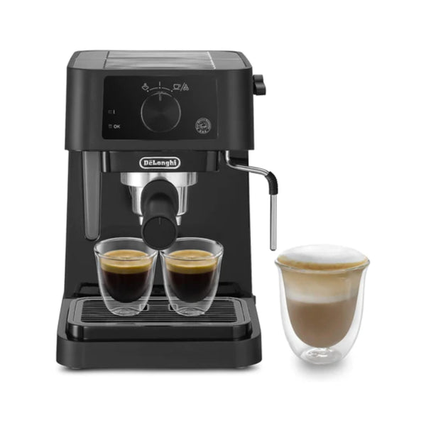 DeLonghi EC235 Coffee Maker, 15 Bar, 1100W - Black