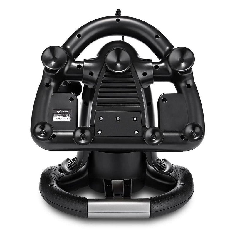 PXN V3 Pro Gaming Driving Car Wheel With Pedals - Black