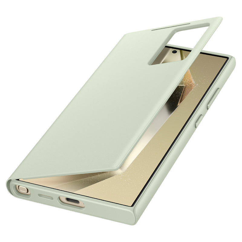 Samsung Galaxy S24 Ultra Smart View Wallet Case - Light Green