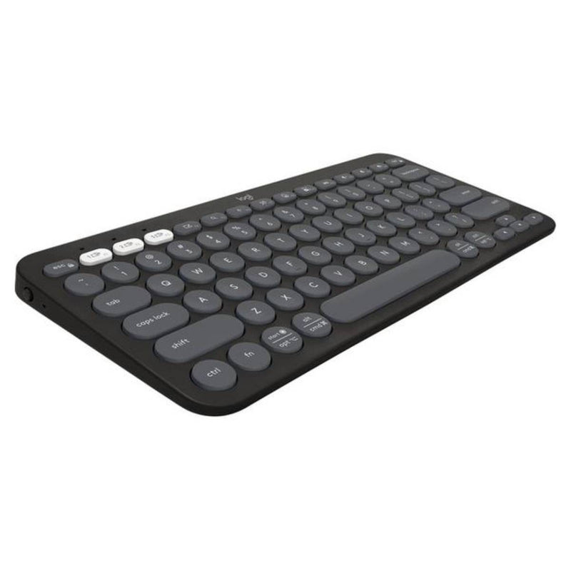 Logitech PEBBLE KEYS 2 K380s Slim, minimalist Bluetooth  keyboard with customizable keys - Black