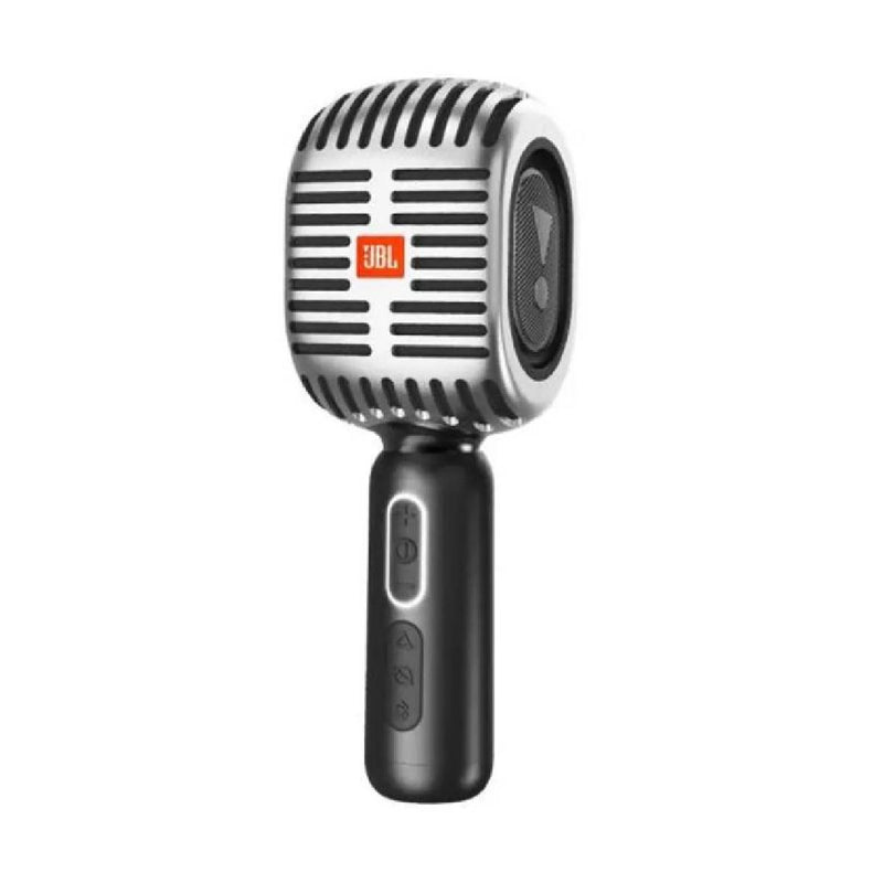 JBL KMC600 Bluetooth Wireless Karaoke Microphone - Silver