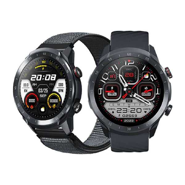 Mibro A2 Smart Watch, Bluetooth 5.3 Connectivity, 2ATM Waterproof, 350mAh Battery- Black